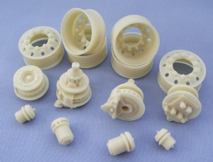 KFS 1/24 SCANIA 輪轂組 3軸入 (TQH